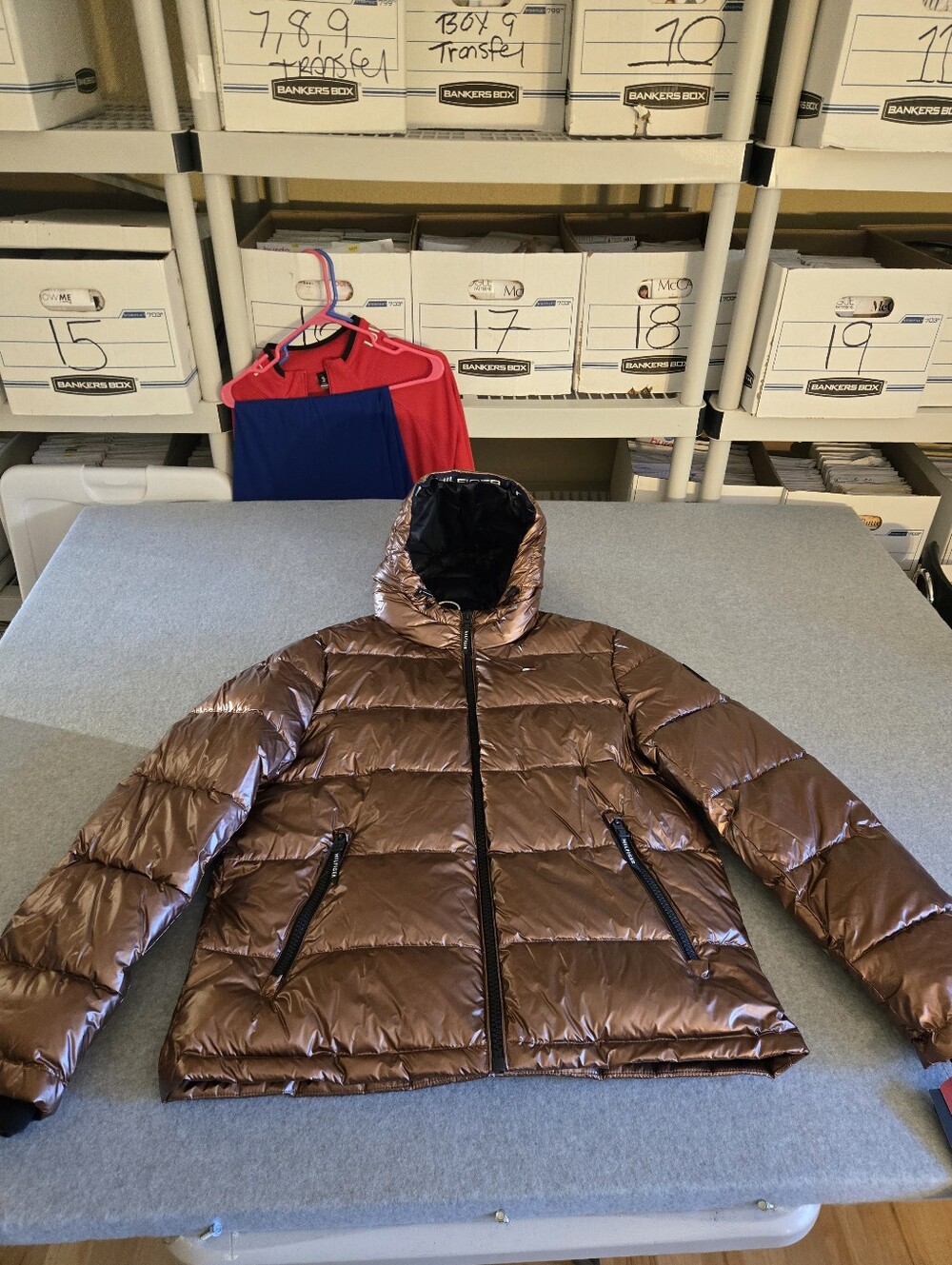 Tommy Hilfiger Mens 159AN823 Water Wind Resistant Puffer Jacket Medium